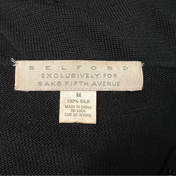 Vintage Belford for Saks Fifth Avenue Beaded Sweater - Picture 8 of 9